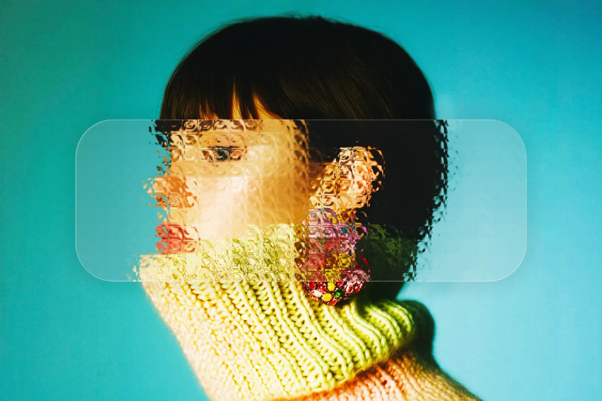 Glass Photo Effect