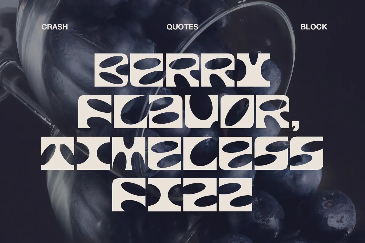 Crash Block - Groovy Modular Display Font