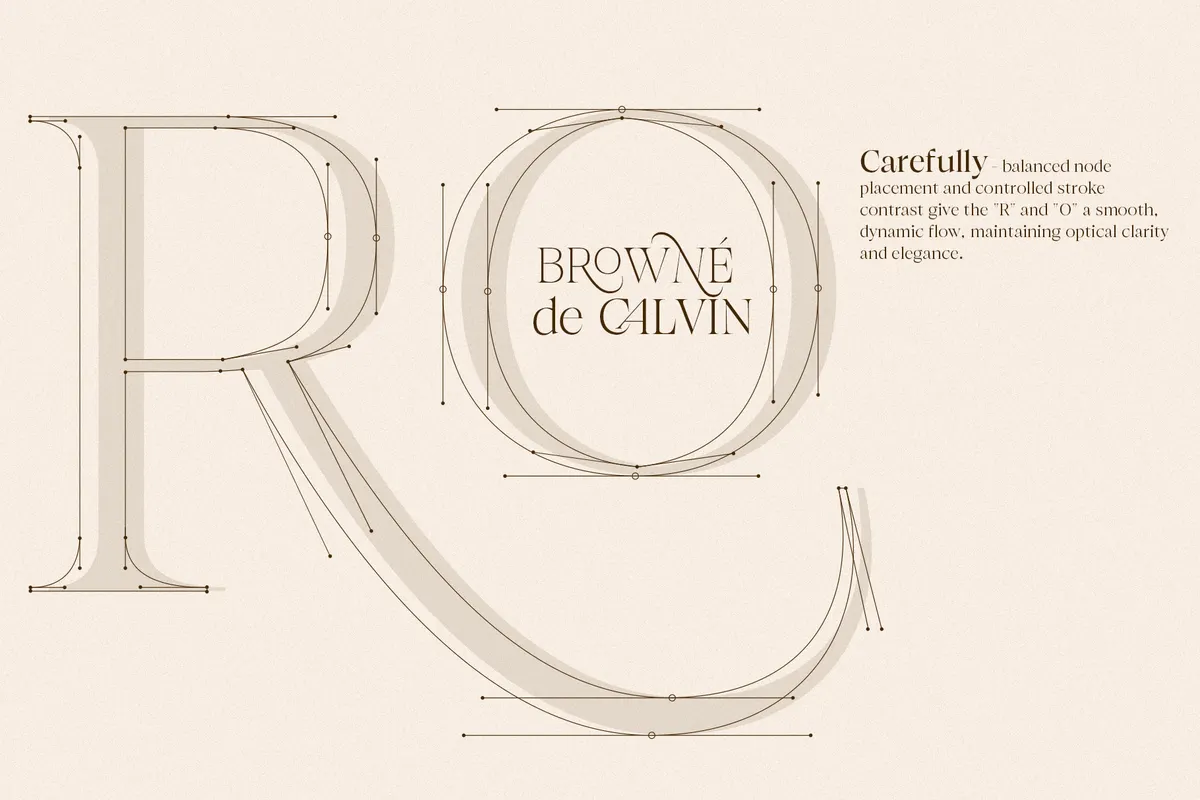 Browne de Calvin - Luxury Serif Display Font
