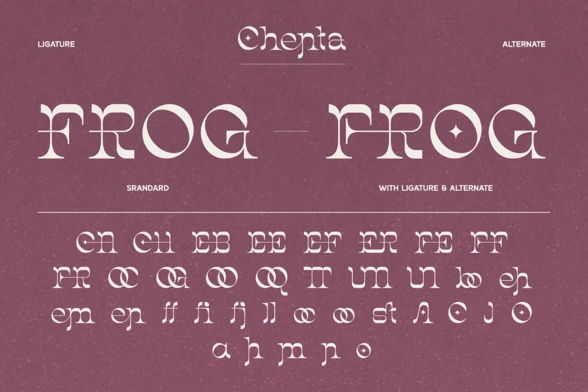 Chenta - Groovy Serif Display Font