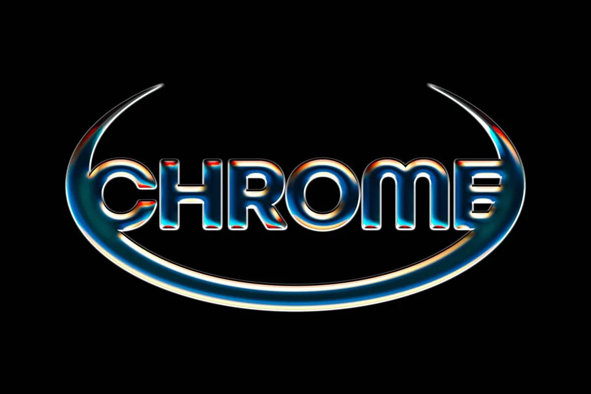 Glass Chrome Effect