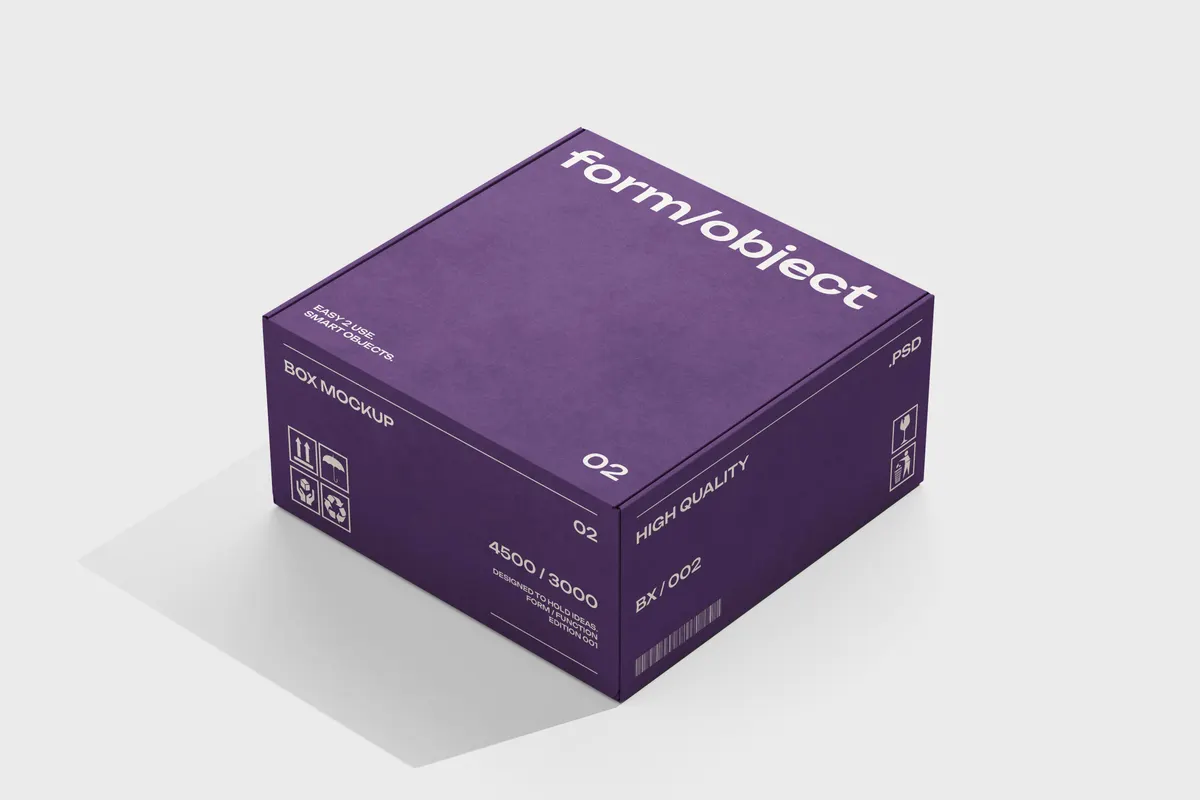 Retail Gift Box Mockup