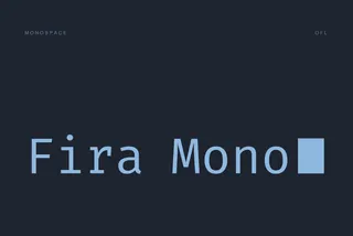 Fira Mono - Tech Sans Font