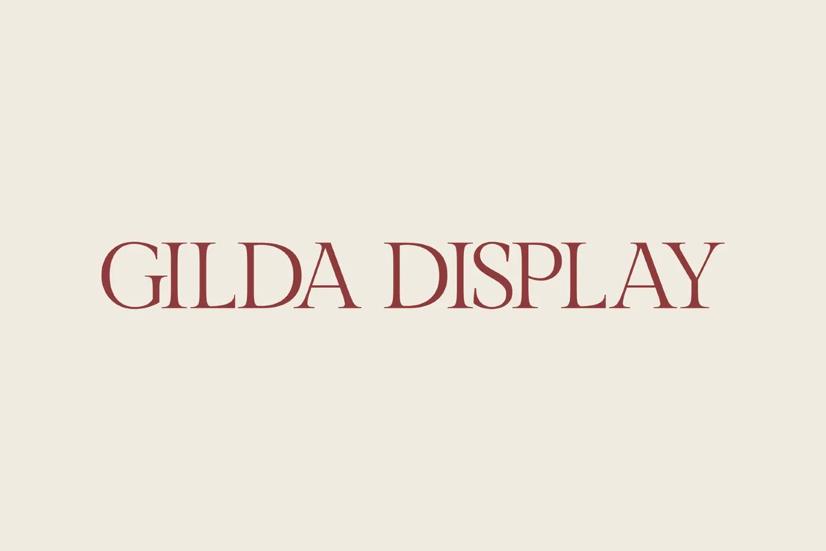 Gilda Display | Free Serif Font