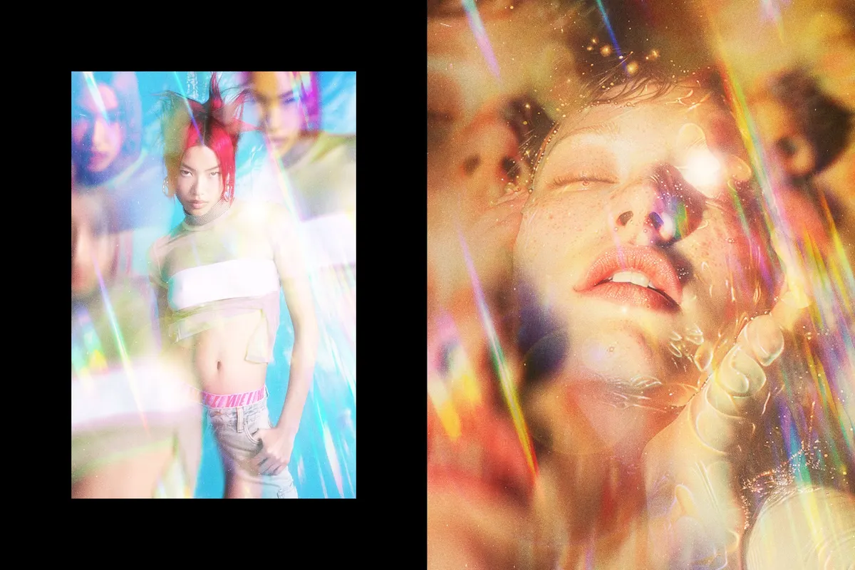 Crystal Prism Photo Effect