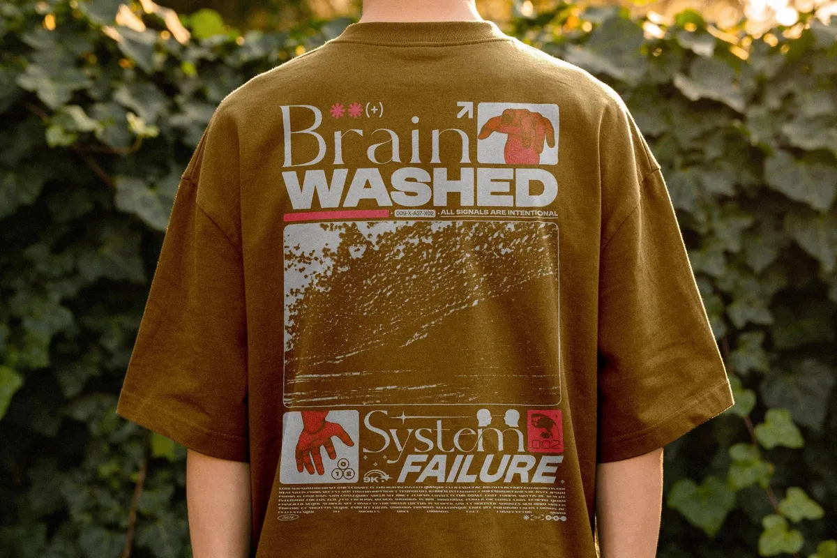 Back Print T-Shirt Mockup
