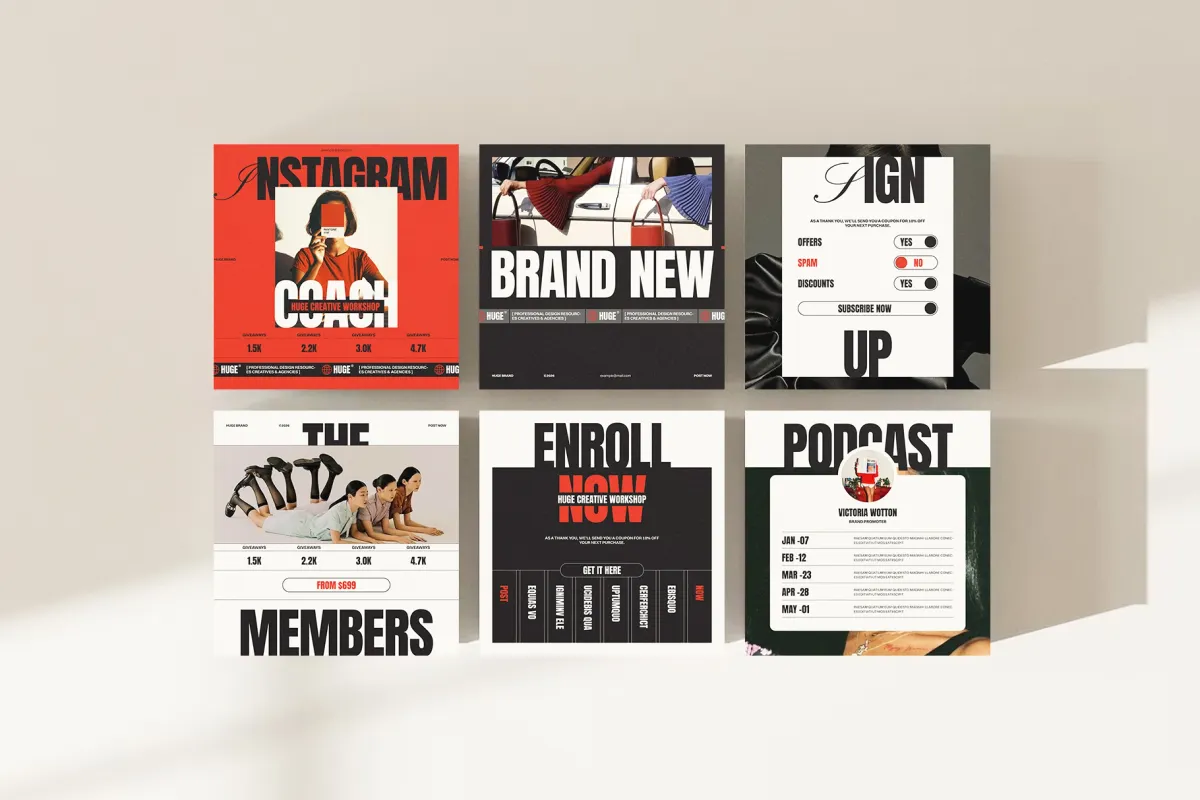 Social Media Kit Template