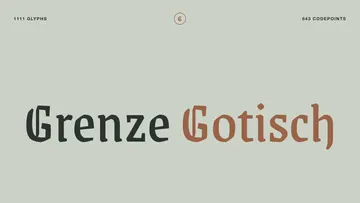 Grenze Gotisch - Free Font Family