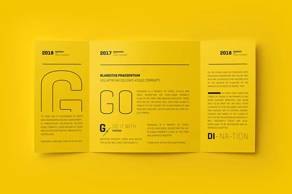 Brochure Mockup Scenes