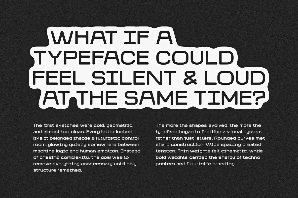 Norme - Geometric Display Font
