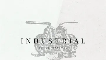 Industrial Vector Illustrations Set