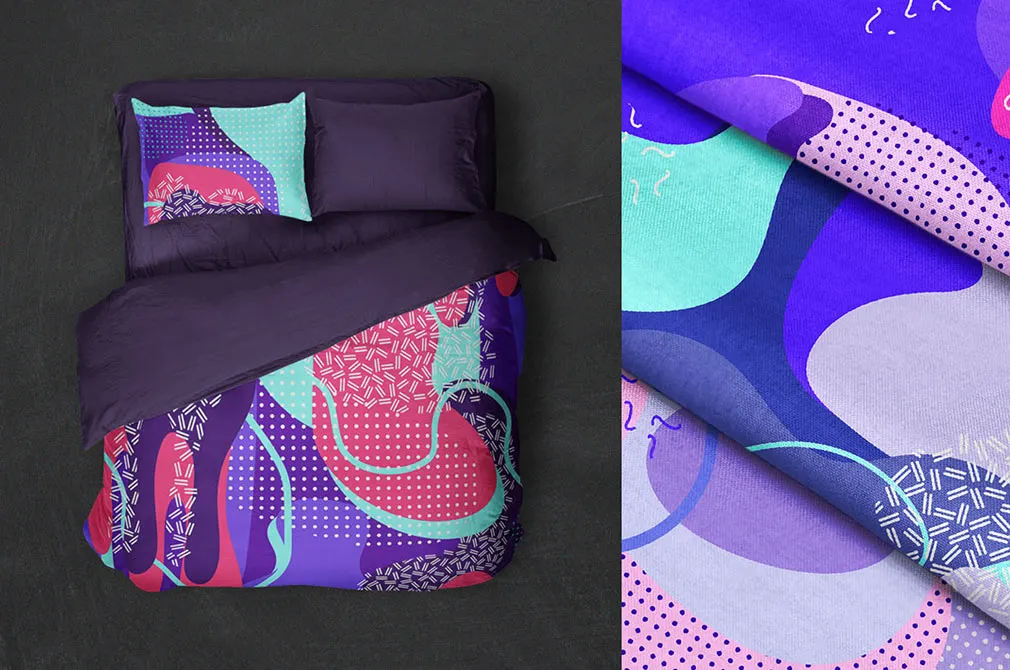 Mint & Lavender Vector Patterns