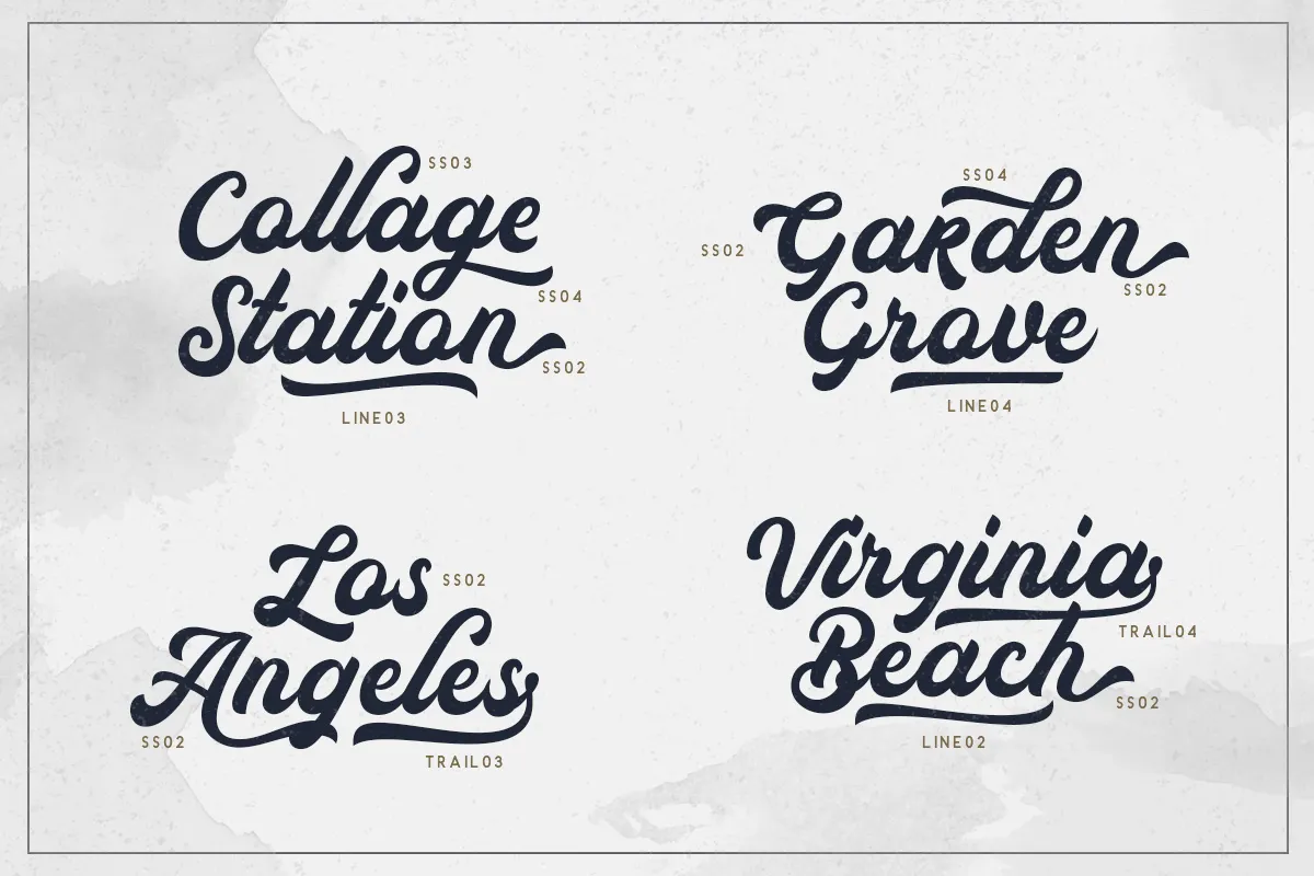 Auckland - Bold Script Font