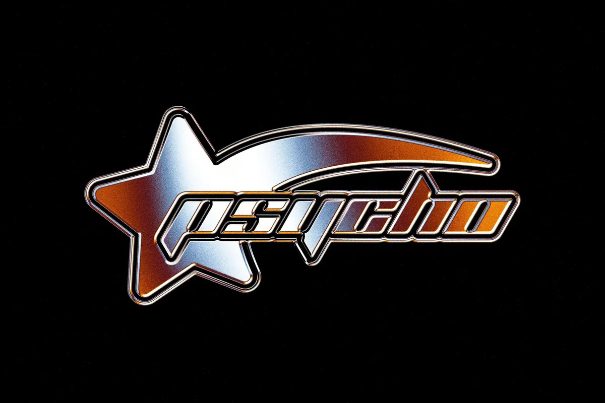 Retro Chrome Text & Logo Effect