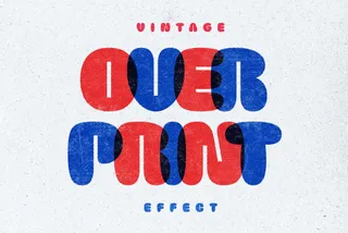 Vintage Overprint Effect
