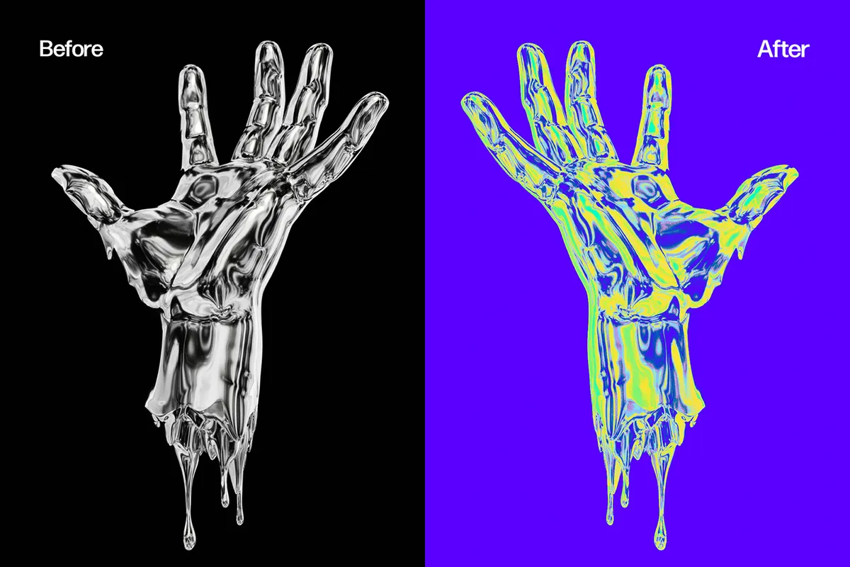 Acid House Photoshop Effect