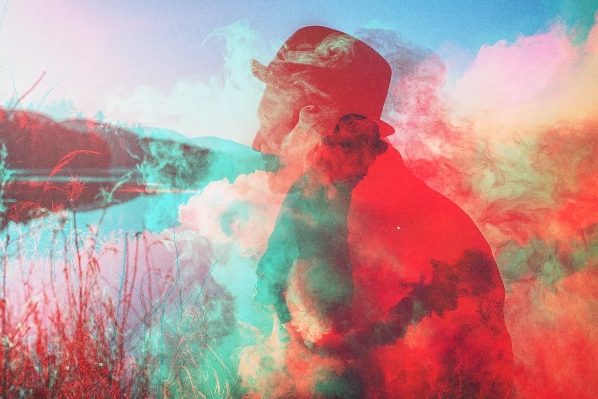 Double Color Exposure Effect