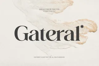 TRT Gateral – Elegant Serif Font
