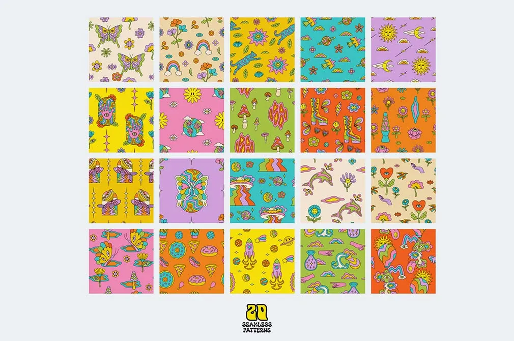 Groovy Universe Illustrations