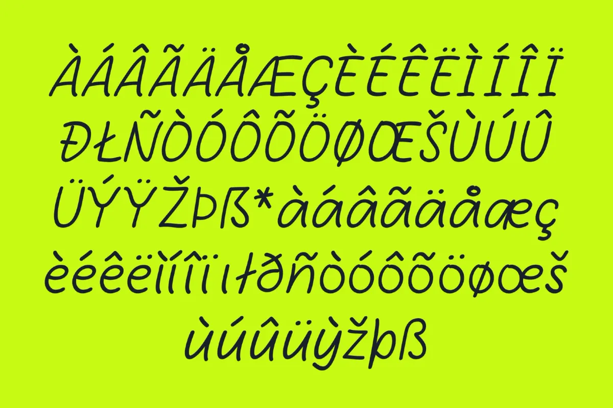 Bare Marker - Handwritten Marker Font