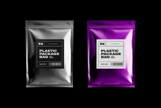 Zip Lock Pouch Mockup
