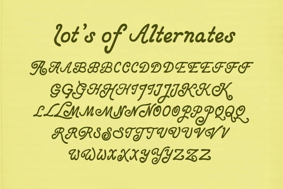 Storybook - Retro Hand-Drawn Italic Font