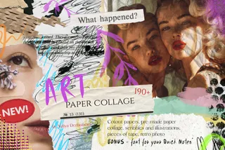 Art Paper Collage Elements
