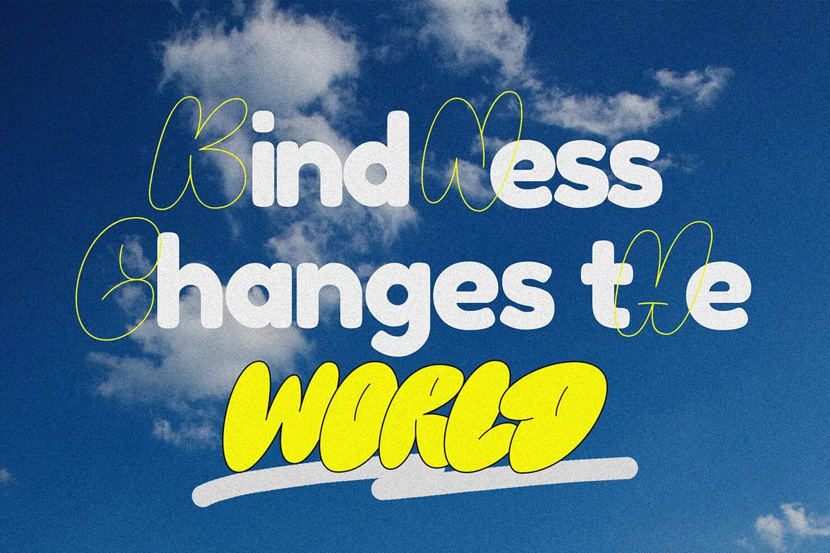 Puffy Kloky Bubble Font