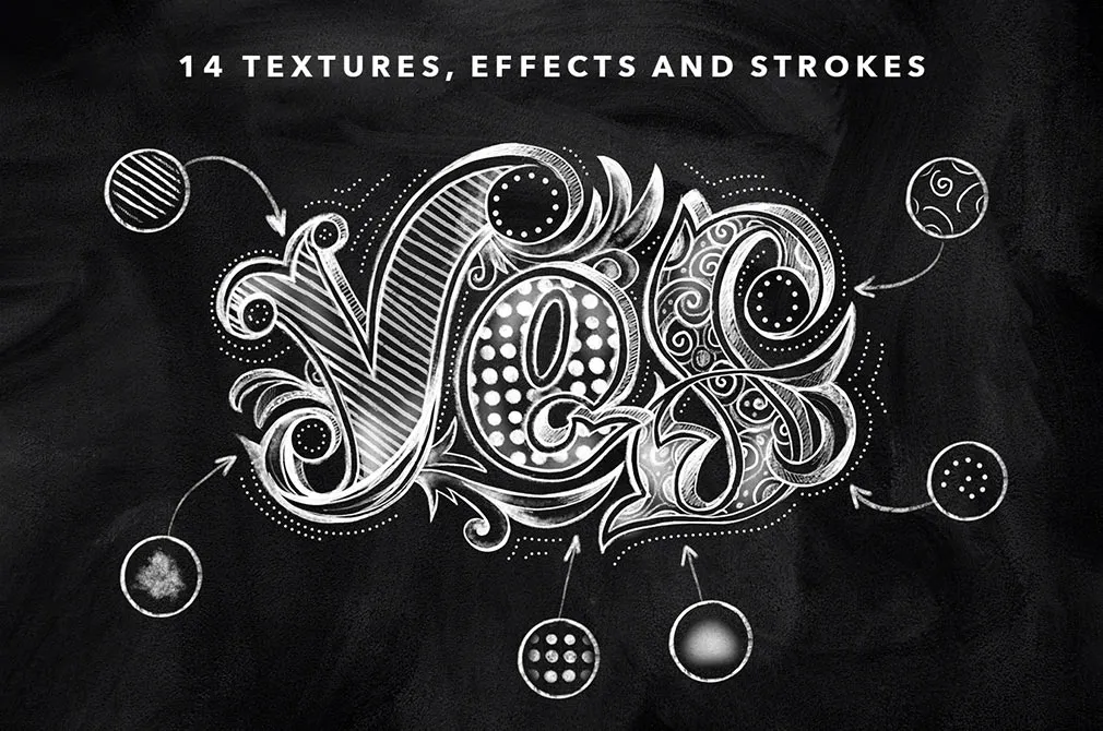 Chalk Procreate Brushes