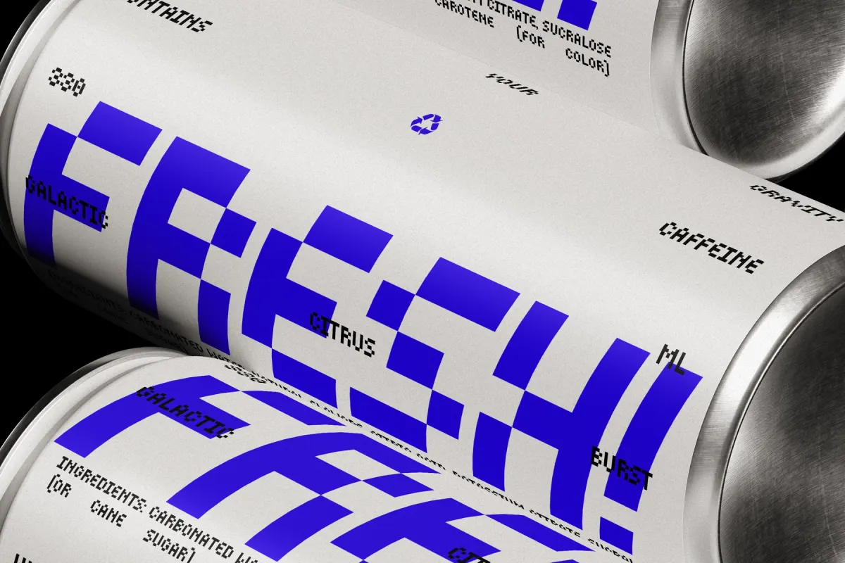 Gridbit - Digital Pixel Font
