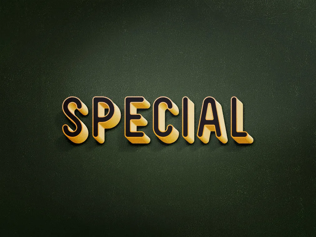 American Vintage Text Effects