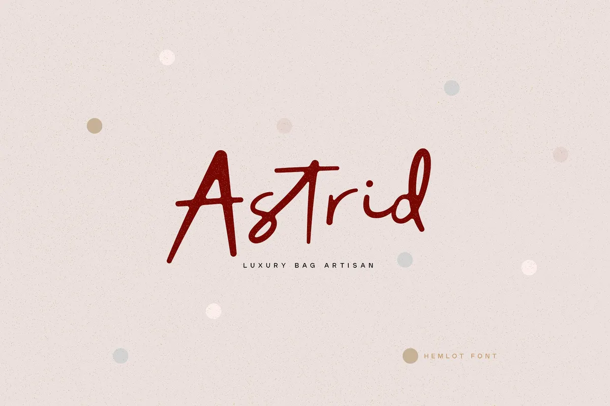 Hemlot - Handwritten Signature Font