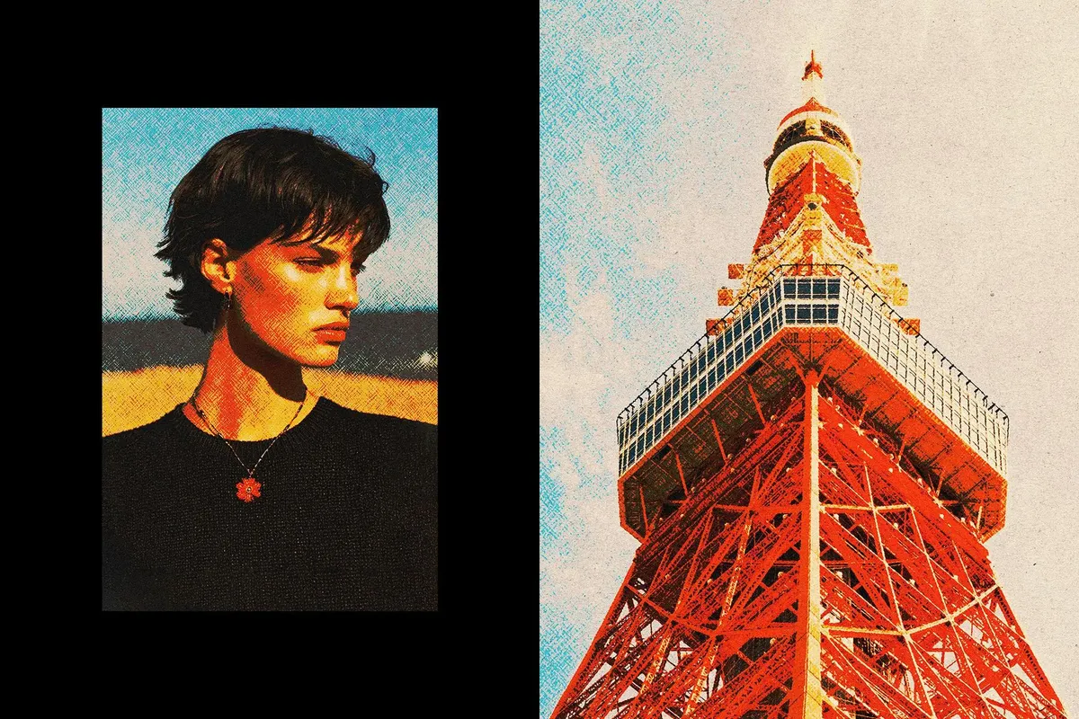 Retro Printed Photo Effect