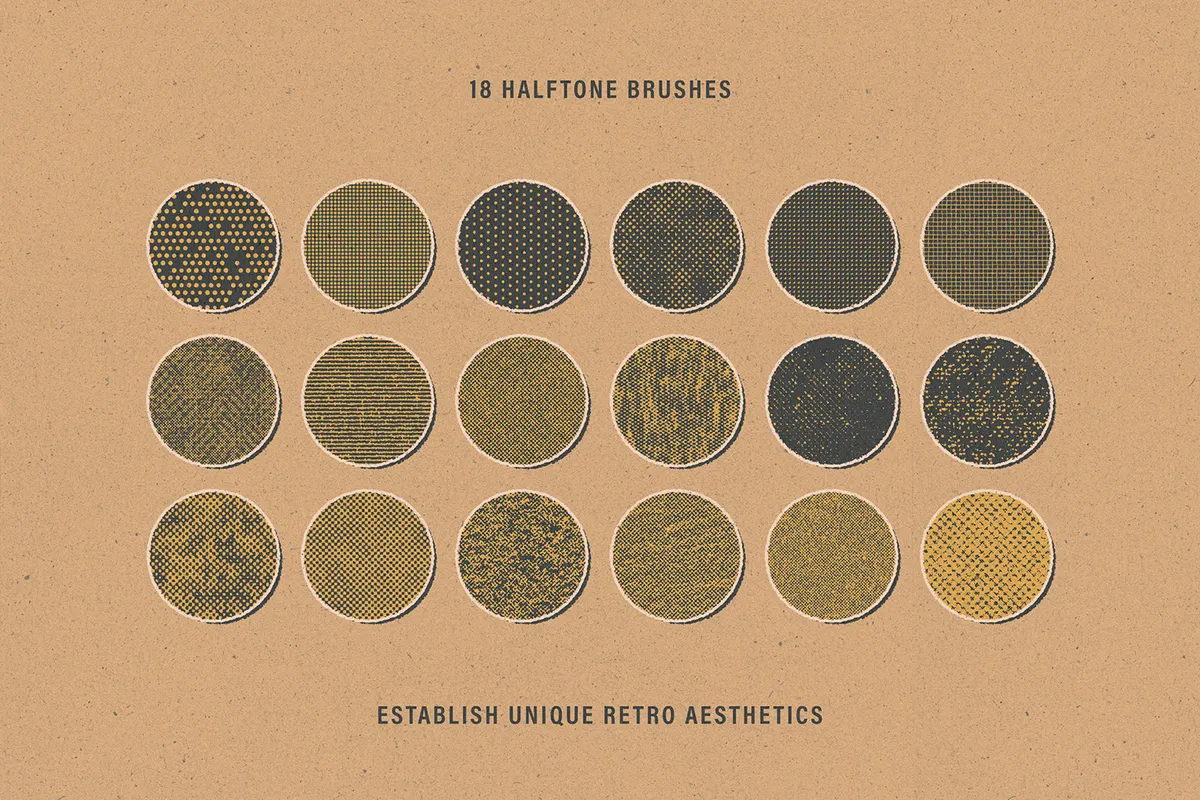 Printing Press Photoshop Brushes