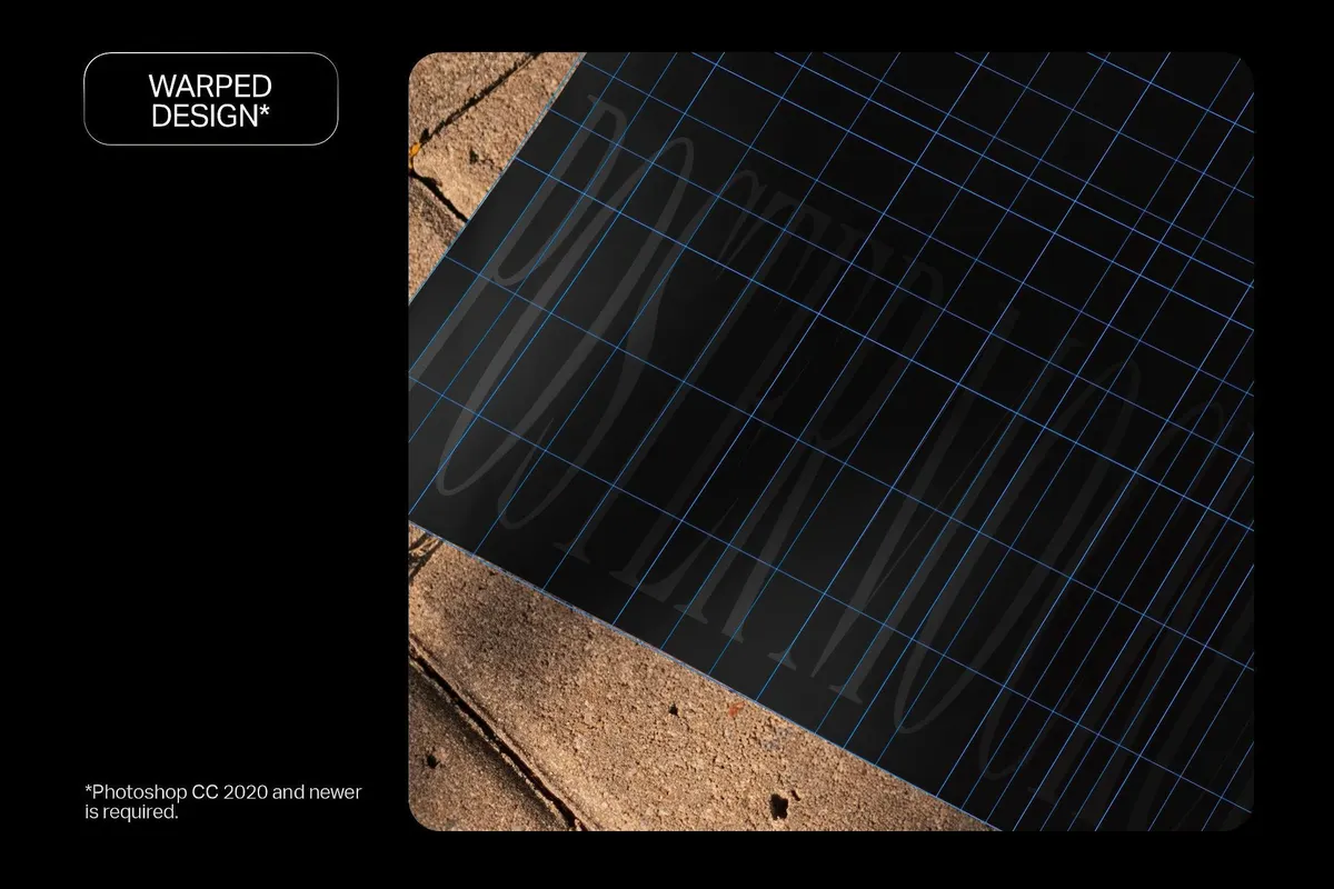 Paving Tiles A3 Poster Mockup