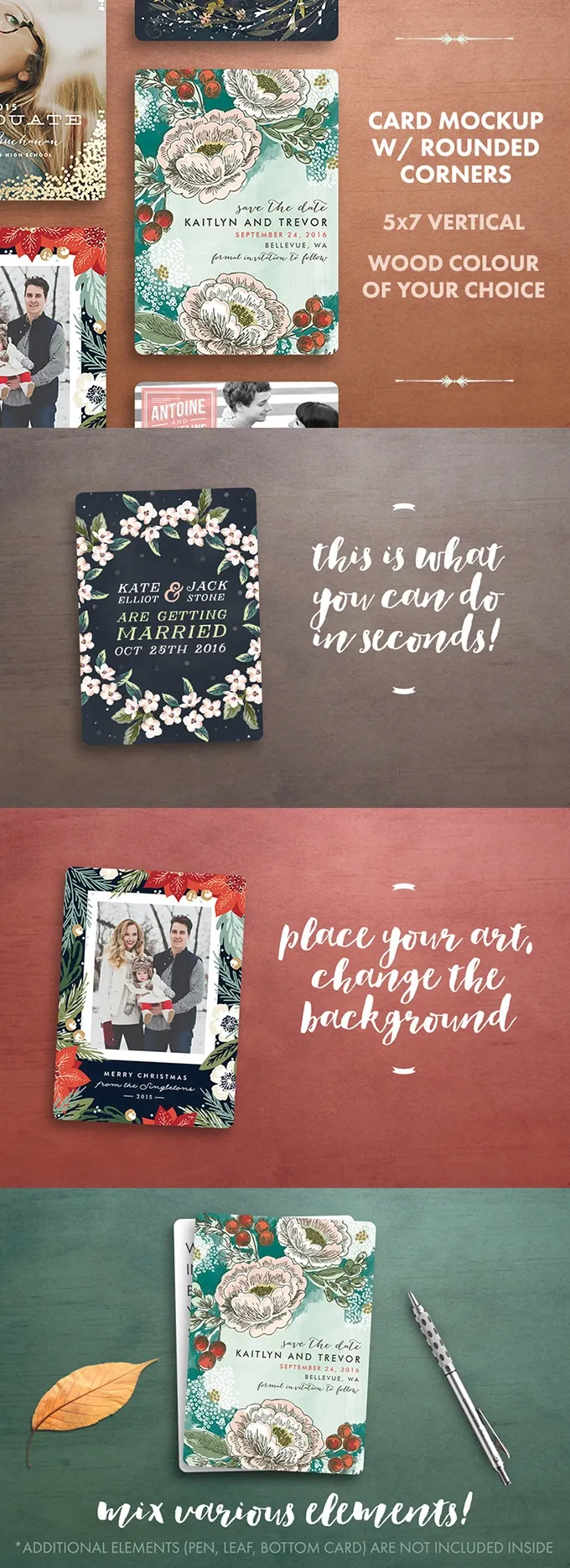 Holiday Card Mockup