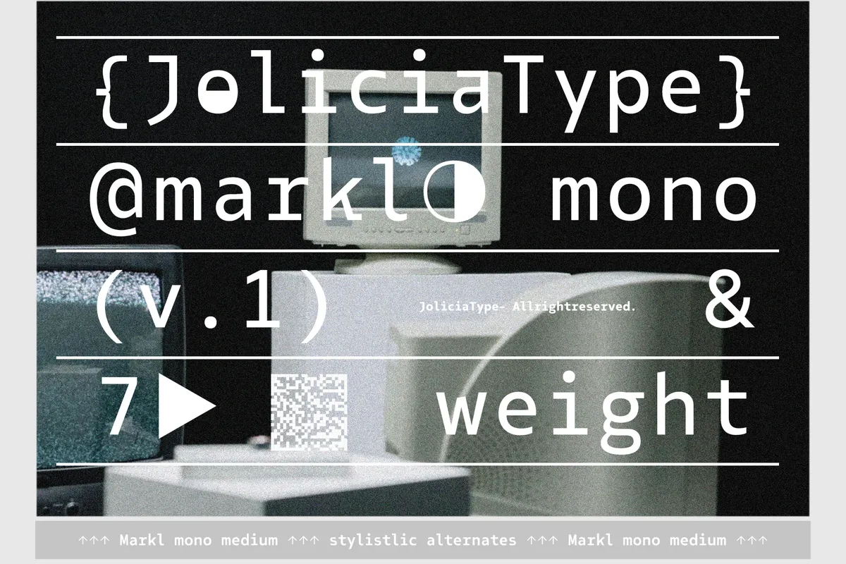 Markl Mono - Typewriter Style Sans Font