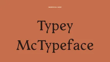Typey McTypeface - Free Fantasy Font