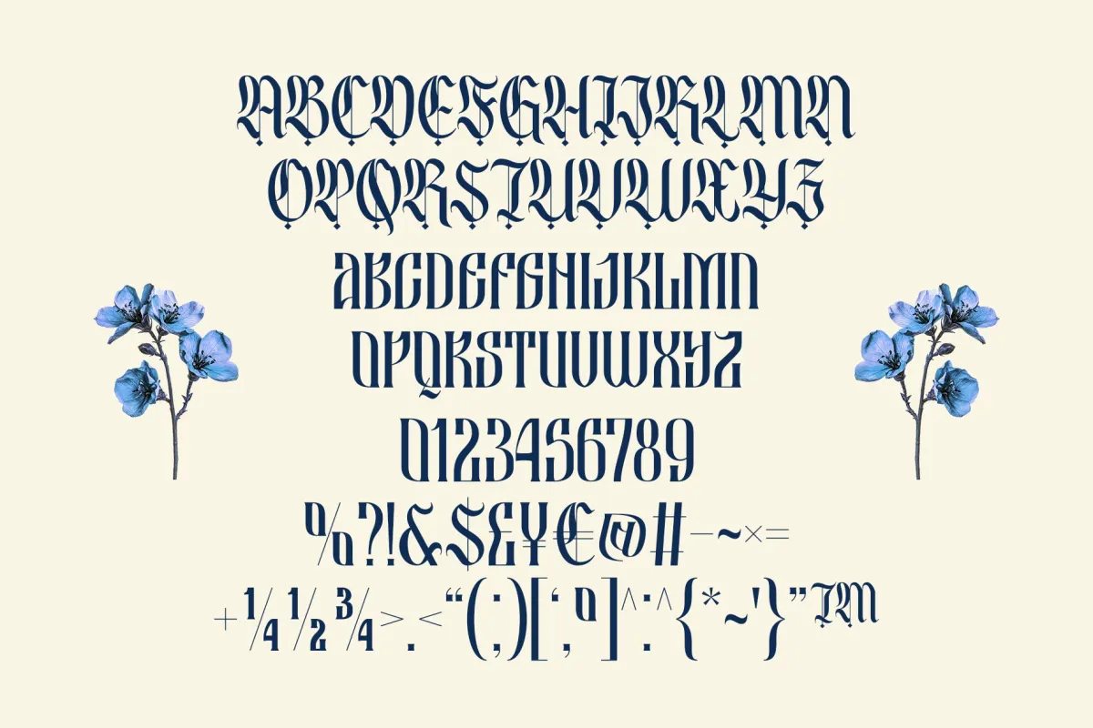 Besquen - Modern Blackletter Font