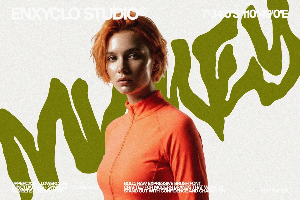 Argen - Hand-Drawn Brush Font