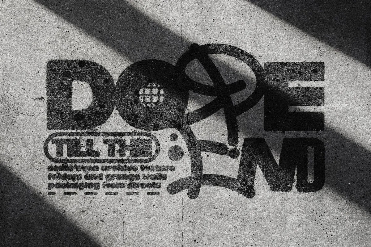 Grunge Street Concrete Text Effect