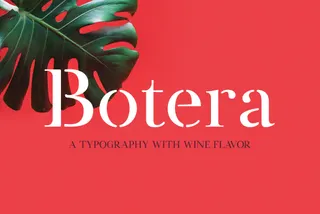 Botera Stencil Font