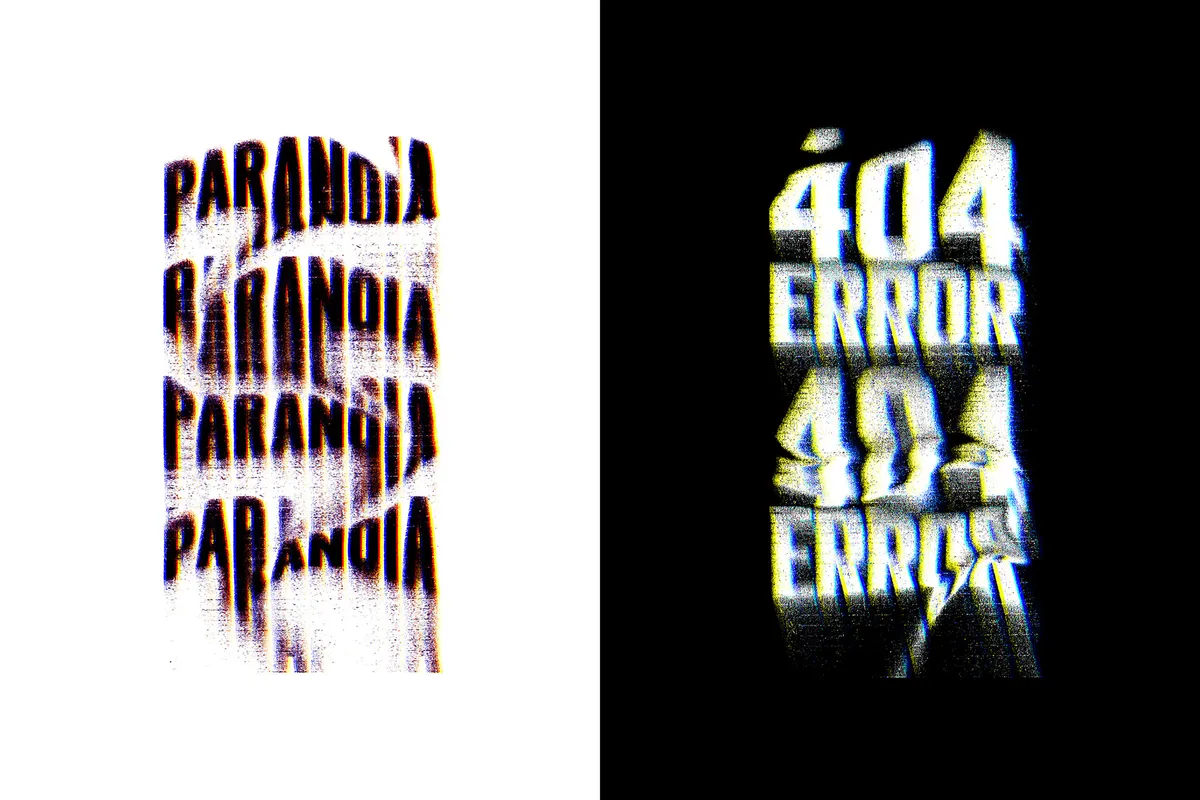 Distortion Text Effects Collection
