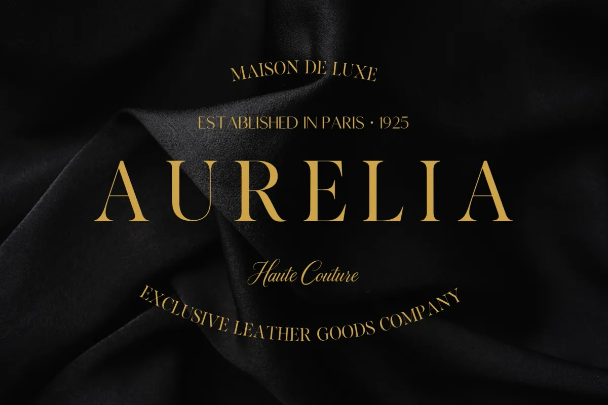 Auraluxe – The Luxury Font Trio