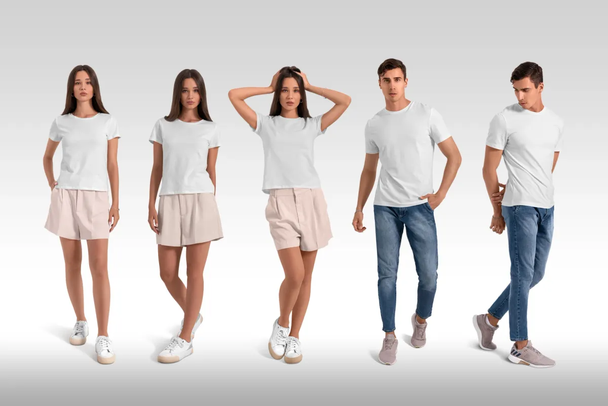 Isolated Apparel Mockups Bundle vol.1