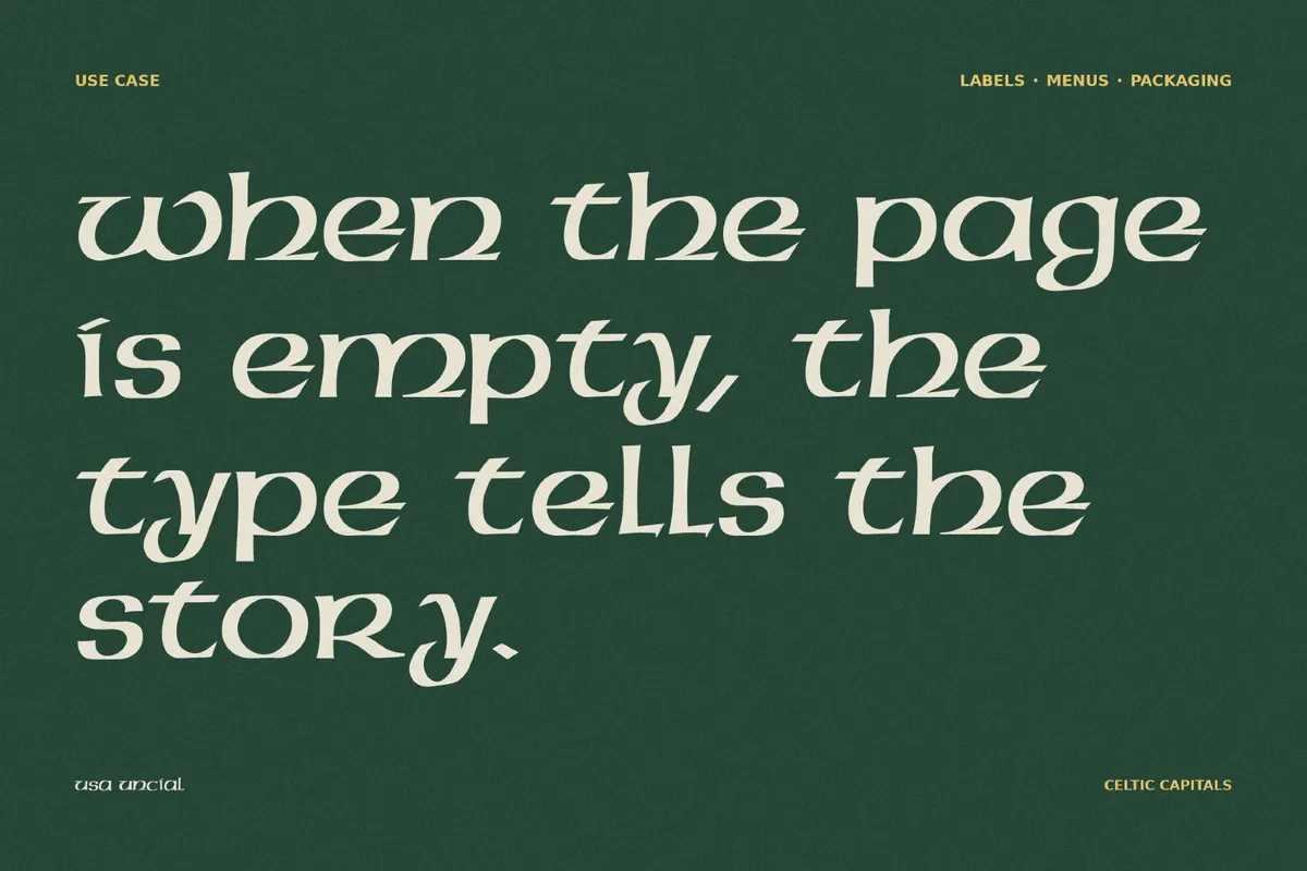 USA Uncial Font