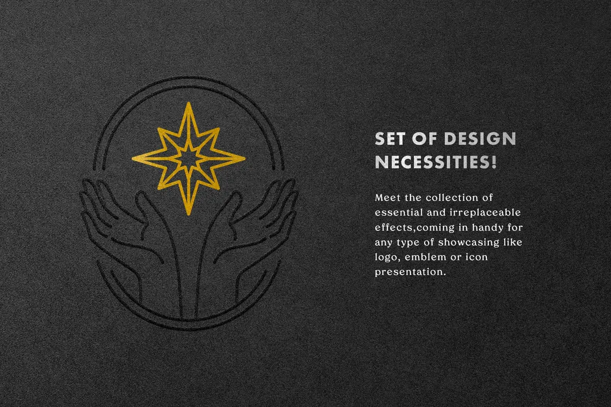 Hot Foil Logo Mockups