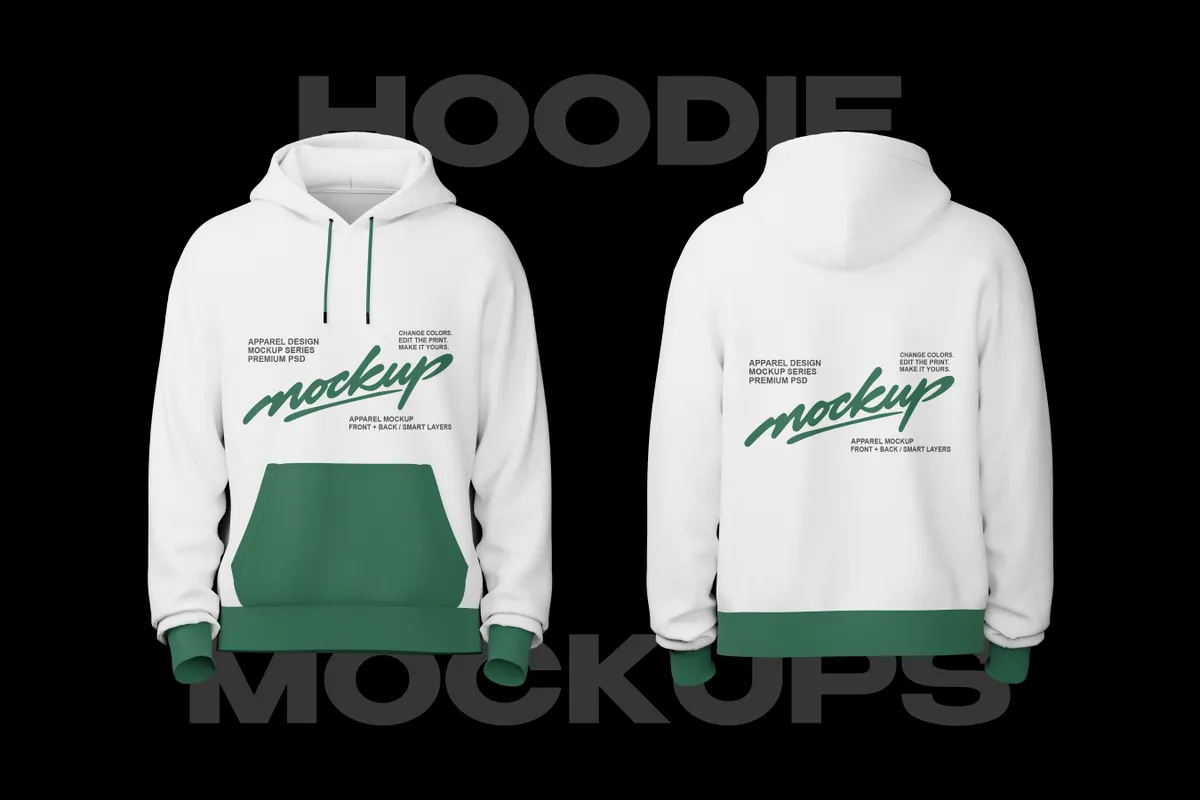 Oversized Hoodie Mockups 3D | Pixelbuddha