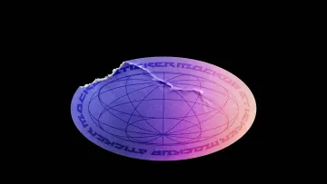 Ripped Oval Sticker Mockup