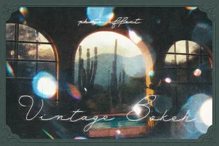 Vintage Bokeh Leak Photo Effect